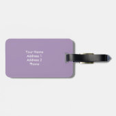 Étiquette À Bagage Giraffe à la plage tropicale (Dos horizontal)