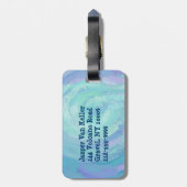 Étiquette À Bagage Giraffe maman et bébé (Dos Vertical)