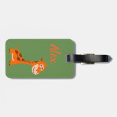Étiquette À Bagage Giraffe personnalisée (Dos horizontal)