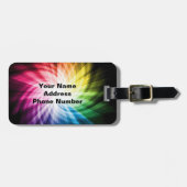 Étiquette À Bagage Girl Marathon Runner (Devant horizontal)