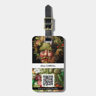 Étiquette À Bagage Giuseppe Arcimboldo - Vertumnus - QR Code