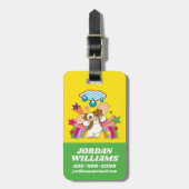 Étiquette À Bagage Gizmo | Dreaming of Raindrops (Devant Vertical)