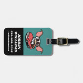 Étiquette À Bagage Gizmo | Pilote comique mite (Devant horizontal)