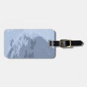 Étiquette À Bagage Glace bleue (Devant horizontal)