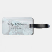 Étiquette À Bagage Glace bleue sur la plage, Islande (Dos horizontal)