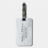 Étiquette À Bagage Glace et eau sur une plage, île (Dos Vertical)