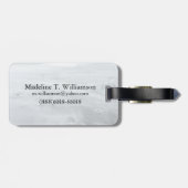 Étiquette À Bagage Glace et eau sur une plage, île (Dos horizontal)