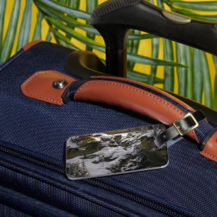 Étiquette À Bagage Glace et neige Parc national Jasper Alberta, Can