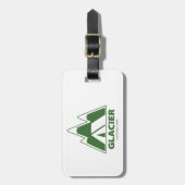 Étiquette À Bagage Glacier National Park Mountains Camping (Devant Vertical)