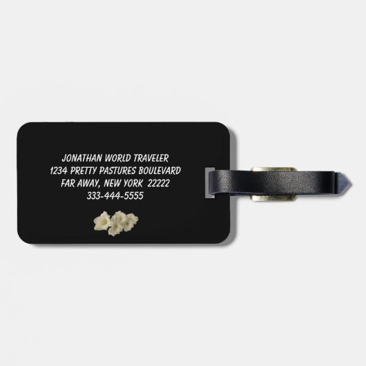 Étiquette À Bagage Gladiolas (Dos horizontal)