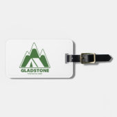 Étiquette À Bagage Gladstone Provincial Park Mountains Camping (Devant horizontal)