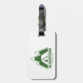 Étiquette À Bagage Gladstone Provincial Park Mountains Camping (Dos Vertical)