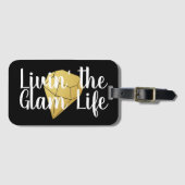 Étiquette À Bagage Glam Life Gem (Devant Horizontal)