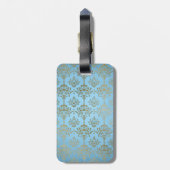 Étiquette À Bagage Glasgow écossaise Danser avec Bagpiper (Dos Vertical)