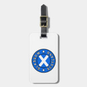 Étiquette À Bagage Glasgow Écosse (Devant Vertical)