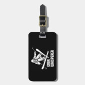 Étiquette À Bagage Gnar Whisperer Ski (Devant Vertical)