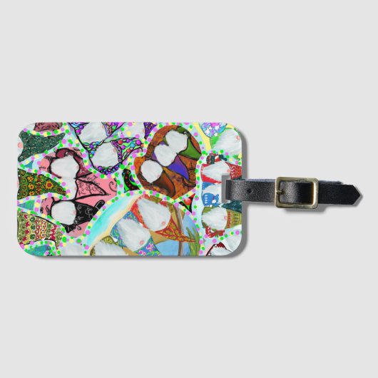 ÉTIQUETTE À BAGAGE GNOME (Devant Horizontal)