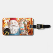 Étiquette À Bagage Gnome de carrousel (Devant horizontal)