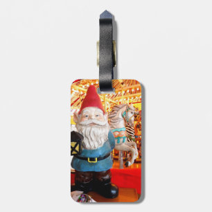 Étiquette À Bagage Gnome de carrousel
