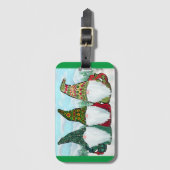 ÉTIQUETTE À BAGAGE GNOME IRLANDAIS (Devant Vertical)