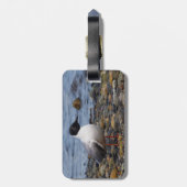 Étiquette À Bagage Goéland de Bonaparte à la plage (Dos Vertical)