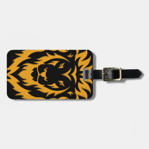 Étiquette À Bagage Gold Lion Big Graphic