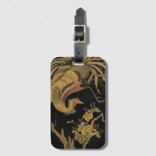 Étiquette À Bagage Golden Bird Classic japonais Antique