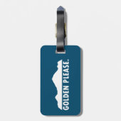 Étiquette À Bagage Golden Colorado S'il vous plaît (Dos Vertical)