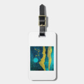 Étiquette À Bagage Golden Flock (Devant Vertical)