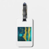 Étiquette À Bagage Golden Flock (Dos Vertical)