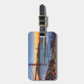 Étiquette À Bagage Golden gate bridge de traînée de San Francisco Bay (Devant Vertical)