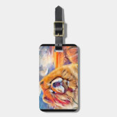 Étiquette À Bagage GOLDEN GIRL chow (Devant Vertical)