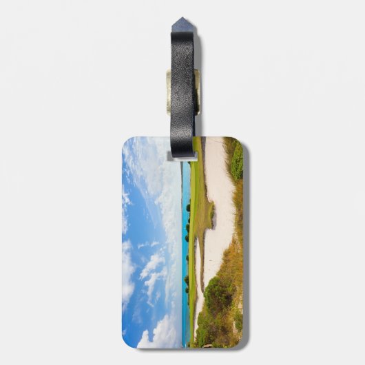 Étiquette À Bagage Golf (Dos Vertical)