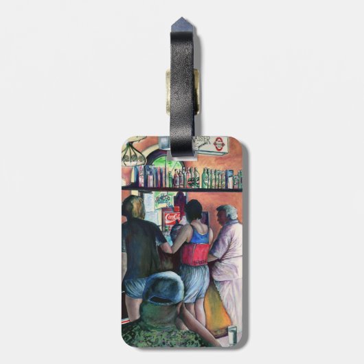 Étiquette À Bagage Golf Bufe, Budapest (Dos Vertical)