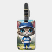 Étiquette À Bagage Golf Cat (Devant Vertical)