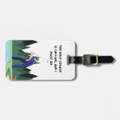 Étiquette À Bagage Golf Course appeler et je dois y aller (Devant horizontal)