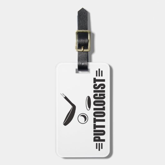 Étiquette À Bagage Golf Funny sur mesure (Devant Vertical)