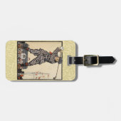 Étiquette À Bagage Golf Golfer Vintage Golf antique (Devant horizontal)