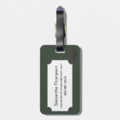 Étiquette À Bagage Gombo (Dos Vertical)