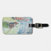 Étiquette À Bagage Gondola à Venise Italie (Devant horizontal)