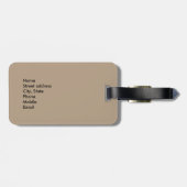 Étiquette À Bagage Gone Fishing (ne me cherchez pas) (Dos horizontal)