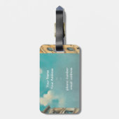 Étiquette À Bagage Gorille en costume (Dos Vertical)