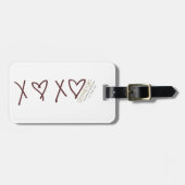 Étiquette À Bagage Gossip Girl X ♥ X Icon (Devant horizontal)