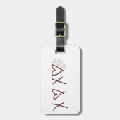 Étiquette À Bagage Gossip Girl X ♥ X Icon (Devant Vertical)