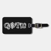 Étiquette À Bagage Goth (Devant horizontal)