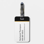 Étiquette À Bagage Gotham Knights Batgirl en logo (Dos Vertical)