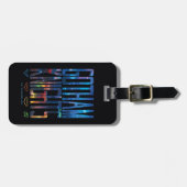 Étiquette À Bagage Gotham Knights City Letters (Devant horizontal)