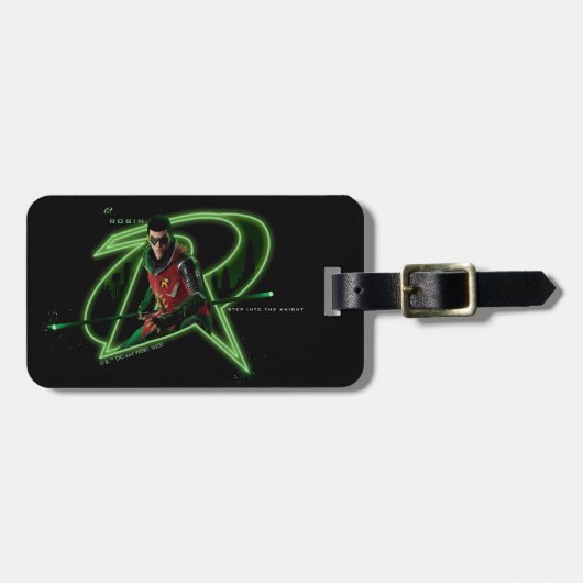 Étiquette À Bagage Gotham Knights Robin en logo (Devant horizontal)