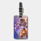 Étiquette À Bagage Gracie & Pedro : Animaux de compagnie à la Secourt (Devant Vertical)