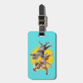 Étiquette À Bagage Gracie & Pedro Unleashed (Devant Vertical)